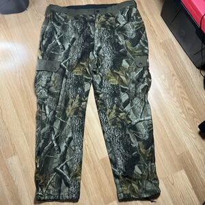 EXCELLENT! Scent-Lok AP Real Tree Camo Hunting Pant XXL 2XL Men THICK FLEECE